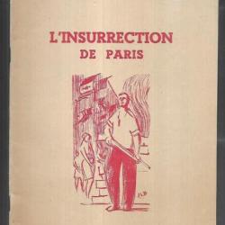 l'insurrection de paris 19-29 aout 1944 france éditions plaquette