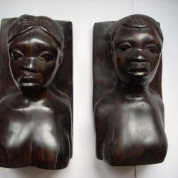 statuettes africaine en bois d'ebène