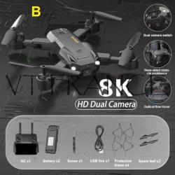 Drone Pro GPS 5G Telecommande 3km 8K 6K, Modele: B