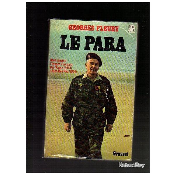 Le para Ren Legur des Vosges 1944  Dien-bien-phu 1954 de georges fleury