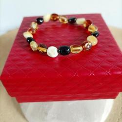 Bracelet Ambre Baltique pour petit enfant