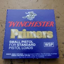 Amorces Winchester Small Pistol, boite de 100