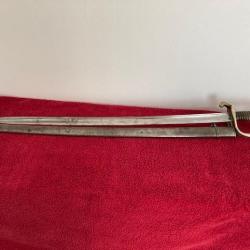 Sabre d infanterie modèle 1845 manufacture d arme de Châtellerault  en 1878 en excellent état