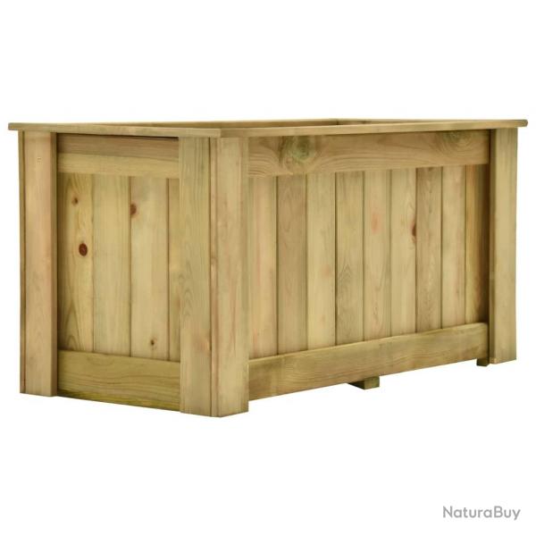 Jardinire surleve 100 x 50 x 50 cm bois de pin imprgn 02_0000841