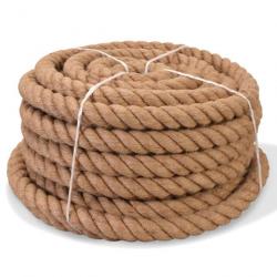 Corde 100% jute 10 mm 250 m corde de chanvre cordon fibre cordage 02_0003311