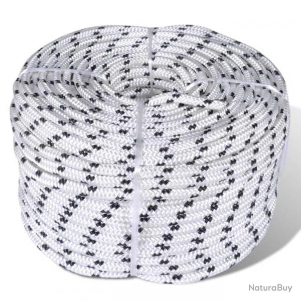 Corde de bateau tresse en bobine Polyester 8 mm x 50 m 02_0003379