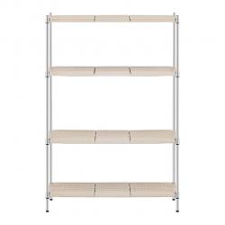 Étagère charge lourde métallique professionnel 120 x 45 x 180 cm 1 000 kg tapis compris 14_0001504