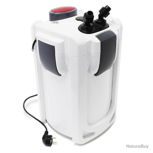 Pompe filtre aquarium bio extrieur 2 000 litres par heure 45 watts avec 9 watts UVC et 4 phases 16