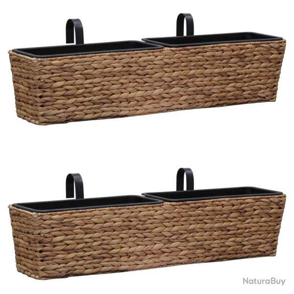 Lot de 2 jardinires jacinthe d'eau 39 cm marron 02_0000881