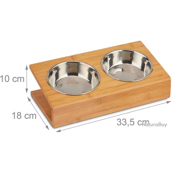 Gamelle chats petits chiens pour l'eau la nourriture cuelle incline 13_0001256