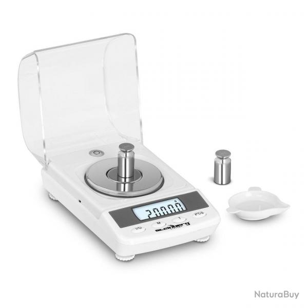 Balance lectronique de prcision - 50 g - 0,005 g / 50 g -  60 mm - Protection anti-vent 14_00000