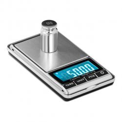 Balance électronique de poche - 500 g - 0,05 g / 200 g - 62 x 54 mm - Étui en cuir synthétique 14_0