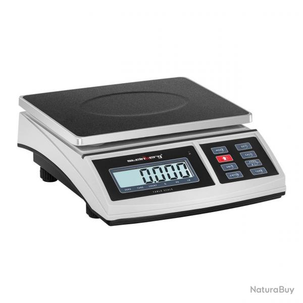 Balance de table lectronique professionnelle 30 kg / 1 g 21 x 27 cm LCD 14_0000612