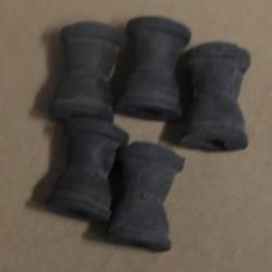 5 ogives Slug caoutchouc Gomme Cogne Slug