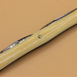 Ancien couteau de notaire Guillemin-Renaut, Nogent, XXème, ivoire, 93mm