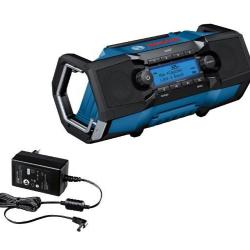 Bosch - Radio de chantier portable 18 V FM 87.5-108 MHz, DAB+ 174.928-239.2 MHz et AUX - GPB 18V-2 S