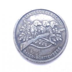médaille de table de chasse allemande Landessiegerschau Baden Württemberg