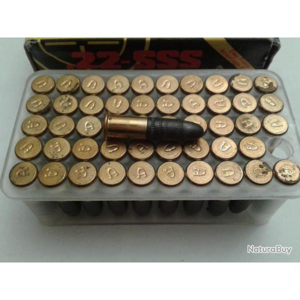 Rare Boite 50 Cartouches 22 Lr - SSS AGUILA Sniper SubSonic 60 grains