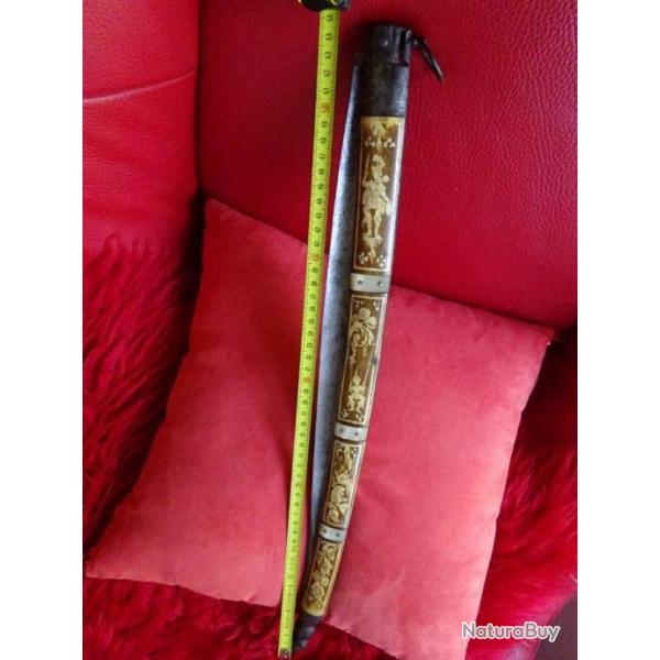 couteau pliant L 104 CM chatellerault  france  XIX e ,modle SOLOGNOT