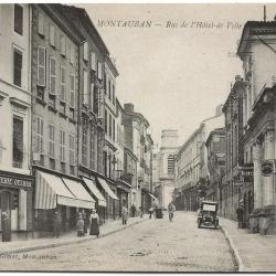 Carte postale ancienne - Montauban (82) - Rue de l'Hôtel de Ville