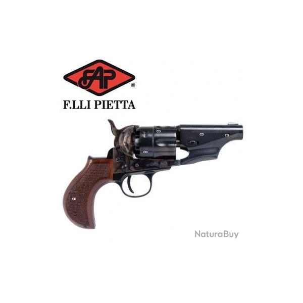 Revolver Pietta 1862 Colt pocket police calibre 44 canon 3 pouces snubnose acier