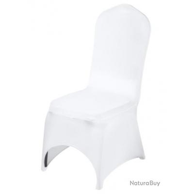 Housse de chaise blanc juponnée - Falaise réception