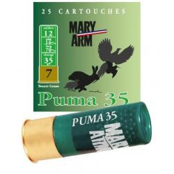 Cartouches MARY ARM Puma 35 Calibre 12/70 35grs Bourre grasse 6