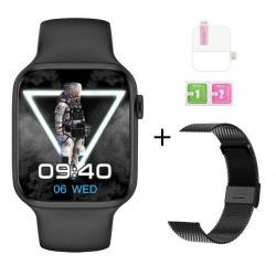 Montre Connectee Watch9 serie Android iOs, Couleur: Noir Black 1