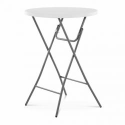 Mange-debout pliant 110 cm table de bistrot ronde pliante pliable (plateau : ø 80 cm, hauteur : 110