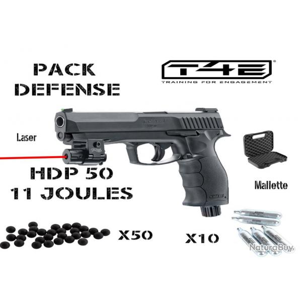 Pack HDP 50 +laser + 50 billes, 10 capsules+ mallette 
