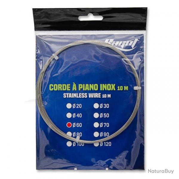 Corde a Piano Inox Cannelle 901 0.6mm