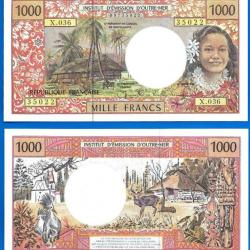 Polynesie 1000 Francs 2004 Billet Neuf Cfp Tahiti Wallis Et Futuna Nouvelle Caledonie Franc Ile