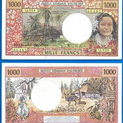 Polynesie 1000 Francs 2003 Billet Neuf Cfp Tahiti Nouvelle Caledonie Wallis Et Futuna Franc Iles