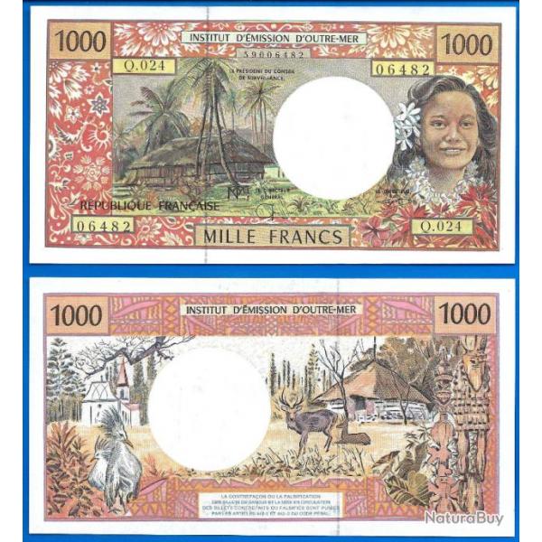 Polynesie 1000 Francs 2003 Billet Neuf Cfp Tahiti Nouvelle Caledonie Wallis Et Futuna Franc Iles