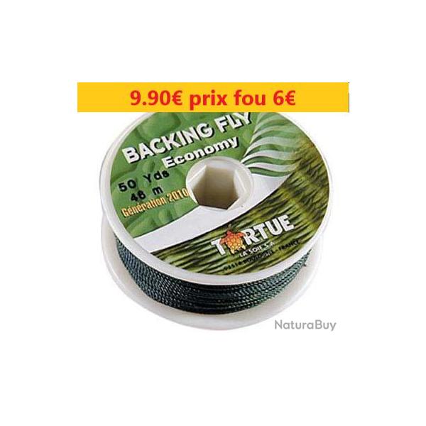 BOBINE DE TRESSE POUR BACKING FLY TORTUE  46 M - 20 LBS