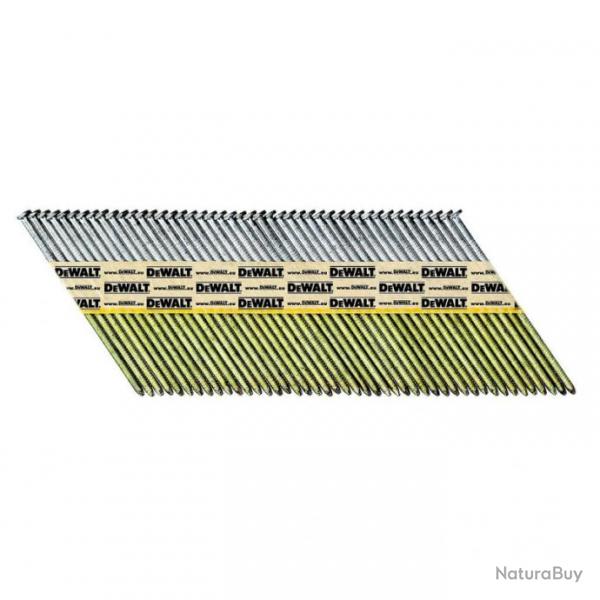 Boite de 2200 pointes crantes galvanises 2,8x50mm DNPT28R50G12Z DeWalt