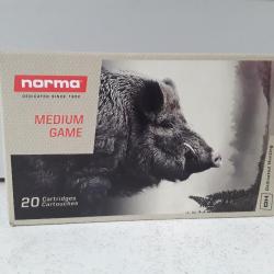 8630 BOITE DE 20 BALLES NORMA MEDIUM GAME CAL30.06 180GR PLASTIC POINT NEUF