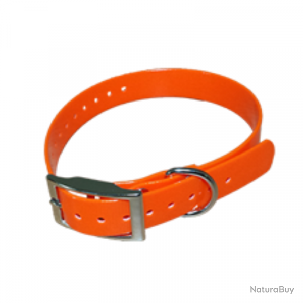 COLLIER HB DOG BIOTHANE BTA (PVC) 600 X 25 mm ORANGE
