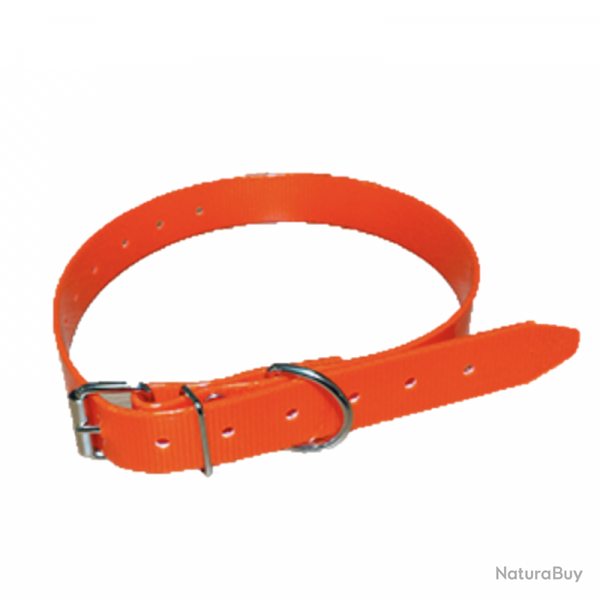 COLLIER HB DOG CO POLYURTHANE 650 X 25 mm ORANGE