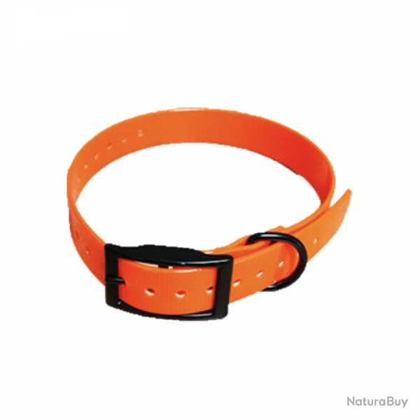 SANGLE POUR COLLIER LECTRONIQUE 2mm - 650 X 19 mm HB DOG ORANGE