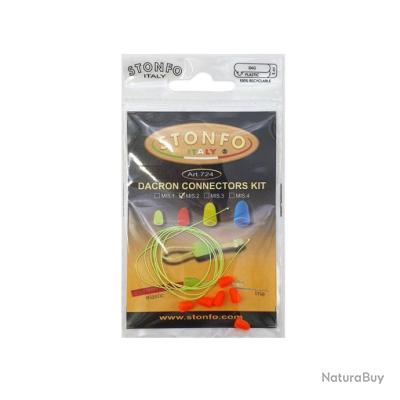 thumbnail image 2 of Stonfo Dacron Connector Kit – Art. 724 – 6-Piece Set For Coarse & Freshwater Fishing (Random Colors) 2 of 5