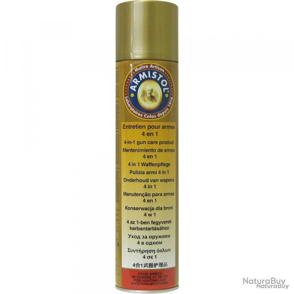 Huile Armistol pour nettoyage arme 4 en 1 300mL