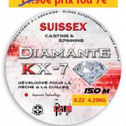 BOBINE DE FIL Nylon PAN KX-7 DIAMANTE SPECIAL CUILLERE  Ø 22  -  150M  -  4.29 KG