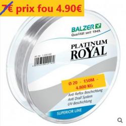 BOBINE DE FIL Nylon BALZER PLATINIUM ROYAL  Ø 20  -  150M  -  4.800 KG