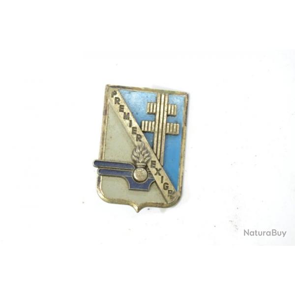 Insigne 1er RM 1 Rgiment du Matriel, PREMIER EXIGE, attache type pin's G3294 Drago