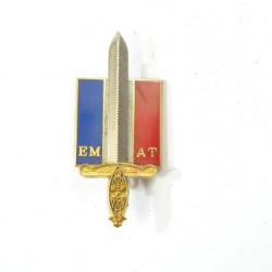 Insigne Etat Major de l'Armée de Terre, tricolore EMAT Balme G3629