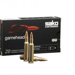 Cartouches Sako Cal.22-250Rem Gamehead SP 3.2G 50GR
