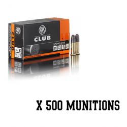 500 munitions Rws 22lr club 