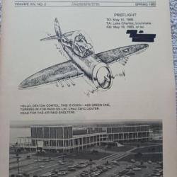 RARE,journal de pilote de P-47 Thuderbold .