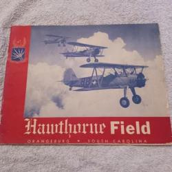 RARE brochure d instruction militaire ,pour élèves aviateur à l école de Hawthorne  .